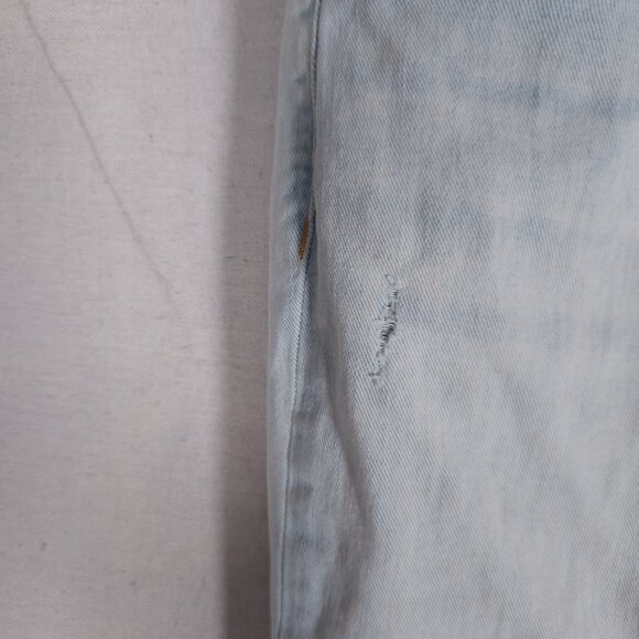 Rag & Bone Womens Low Rise Slim Boyfriend Jeans 26 Light Wash Distressed Raw Hem - Picture 12 of 16